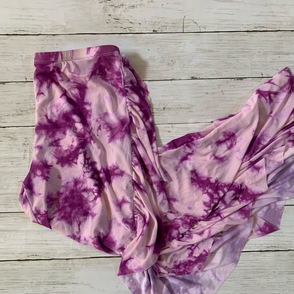 Swimsuit Cover up Pants Women Mesh Ruffle Trim Cover Up Pants Beach Cover Up' - Picture 3 of 7